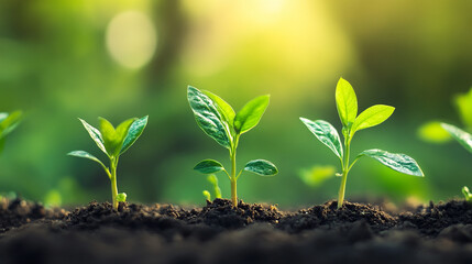 Fototapeta premium Long-term investment strategies often focus on stable growth and compound interest.