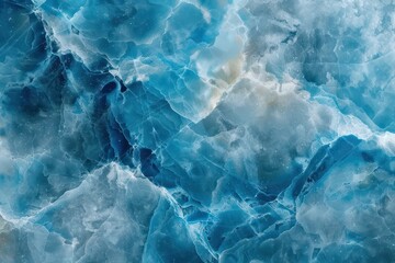 Fototapeta premium Abstract Blue Marble Texture