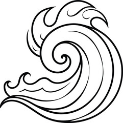 Bright and playful wave designs swirl on each page for hours of coloring fun
