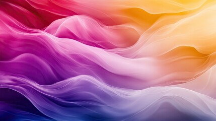 Obraz premium Colorful abstract waves with fluid motion, ideal for creating a lively and energetic atmosphere.