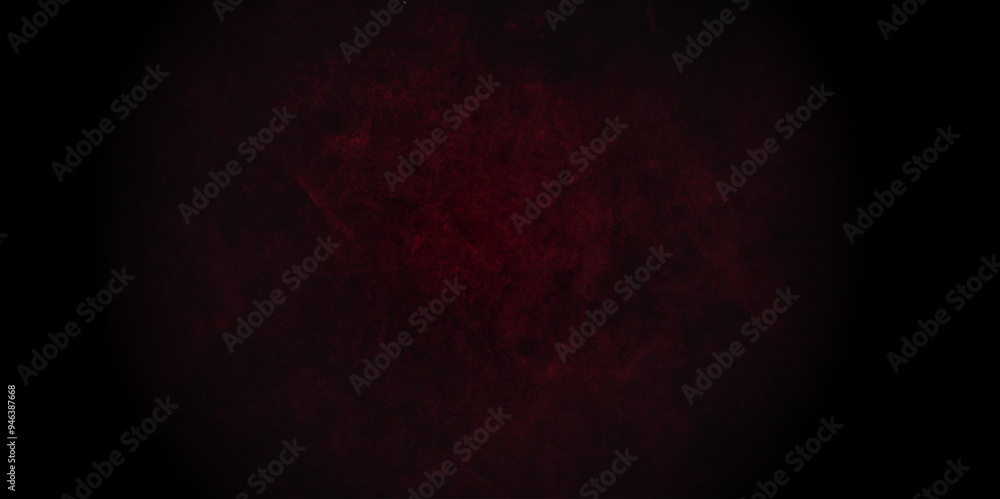 Poster red abstract grunge dark cement wall texture background. texture of a concrete wall with cracks and 