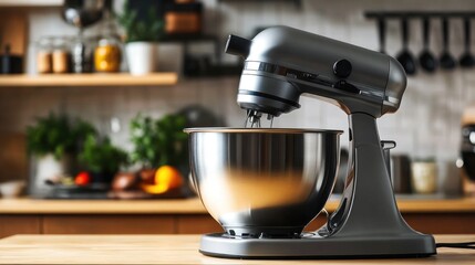 KitchenAid Stand Mixer in a Modern Kitchen
