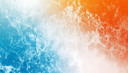 Pastel Blue and Yellow-Orange banner background.