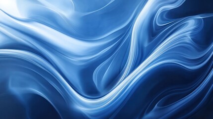 Obraz premium Abstract Blue Swirls