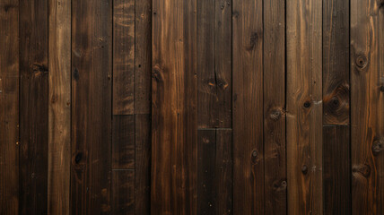 Fondo de tablón de madera de color marrón oscuro, papel tapiz. Antiguo fondo de madera con textura oscura grunge, la superficie de la antigua textura de madera marrón, vista superior de paneles.	
