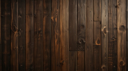 Fondo de tabl&oacute;n de madera de color marr&oacute;n oscuro, papel tapiz. Antiguo fondo de madera con textura oscura grunge, la superficie de la antigua textura de madera marr&oacute;n, vista superior de paneles.	
