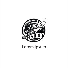 Obraz premium Fishing Logo Design