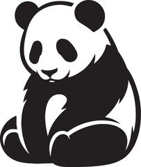 Obraz premium Panda icon vactor file.