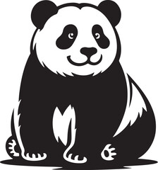 Panda icon vactor file.
