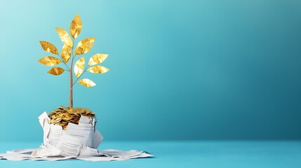 A Golden Tree of Financial Freedom Emerging from Debt Papers