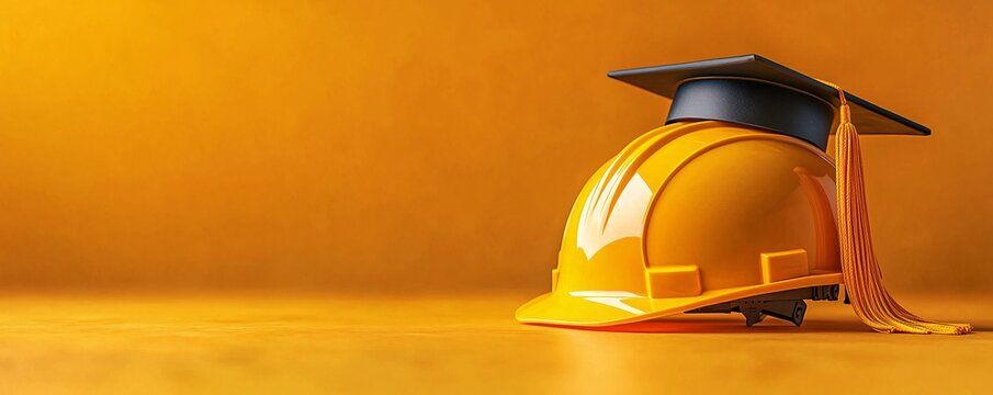 Construction Graduate Cap.
