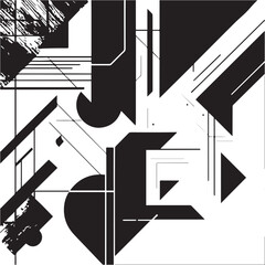 abstract background design featuring dynamic geometric patterns