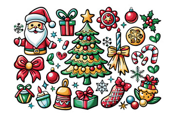 Christmas element vector