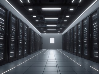 "Modern Data Center Walkthrough"
"3D Render of Server Racks"
"Cloud Computing Infrastructure"
"Data Storage Server Room"
"Advanced Server Rack Setup"High-Tech Data Center Racks"
"Server Room in the Cl