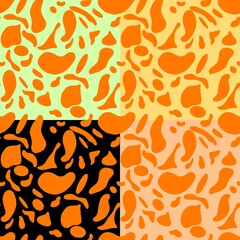 colorful abstract pattern with chaotic geometric elements