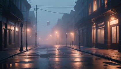 A city street in the middle of the day, but with dark storm clouds overhead and a heavy downpour creating a somber and eerie mood, depicted to emphasize the contrast between the usual vibrancy and the