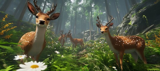 A digital world with holographic nature reserves and virtual wildlife