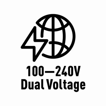 Dual Voltage vector information sign