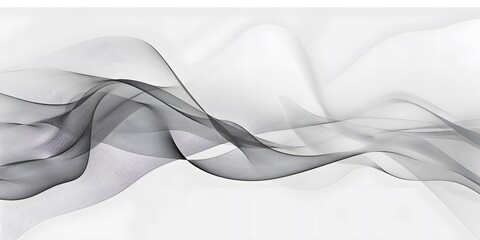 Fototapeta premium Sleek and Minimal Line Design on Plain Background