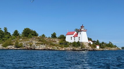 Snug Harbour Lighthouse,  Georgian Bay,  30,000 Islands, Ontario Canada