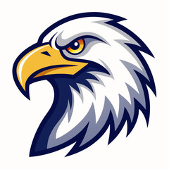 Obraz premium Eagle Logo Vector Art on White Background