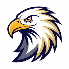 Eagle Logo Vector Art on White Background