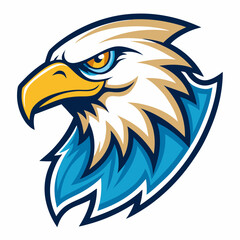 Eagle Logo Vector Art on White Background