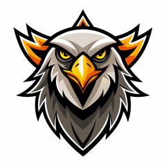 Eagle Logo Vector Art on White Background