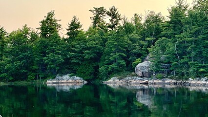 Rocks and Trees , Beausoleil Island, Georgian Bay Islands National Park