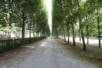 Le parc du château, parc public, ville de Compiègne, département de l'Oise, France
