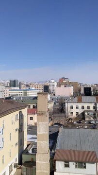 The panoramic view of the entire city of Ulaanbaatar, mongolia	