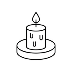 Candle  vector icon