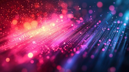 Obraz premium Abstract Red and Blue Bokeh Background