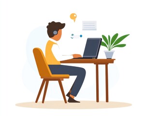 A video conference call between a business owner and a bank manager, discussing loan applications
