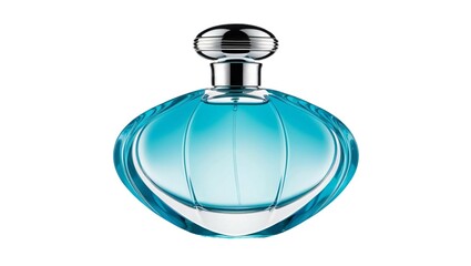 Obraz premium bottle of perfume or fragrance or cream or essence, isolated white background, for text