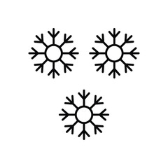 Snowflake  vector icon