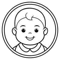 Vector Art Baby Logo Design