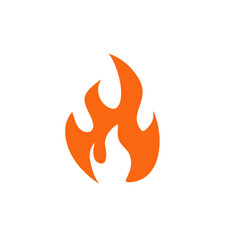 Fire flame logo icon