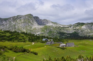 the Sonnschienalm, one of austria*s most beautiful hiking areas