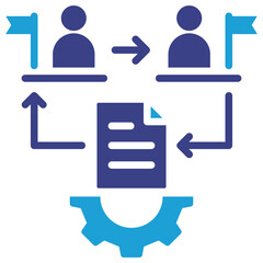 Obraz premium Bureaucracy Icon