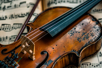 Fototapeta premium violin, international music day