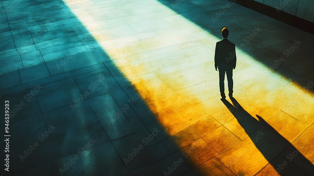 Poster shadows alive a conceptual of fluid shapes and patterns emerging from the interplay of light and dar