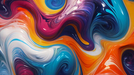Colourful Fluid Dynamics Abstract Vibrant Airbrush Art wallpaper Background Can Be Used Both Horizontal And Vertical 300PPI High Resolution Image