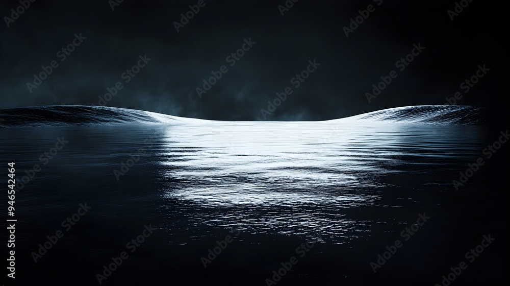 Poster reflecting on a hidden pattern a conceptual of light and shadows this abstract image reveals a subtl