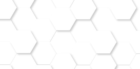 Vector abstract hexagonal futuristic geometric backdrop White background and embossed hexagon , honeycomb white hexagon concept design abstract technology background vector background, or wallpaper.