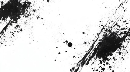 Naklejka premium Abstract Grunge Corners on Monochrome Background