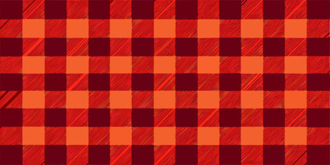 Gingham plaid seamless pattern