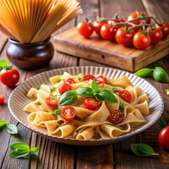 The art of serving: how pasta can become the center of attention.
