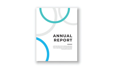 
Annual report cover page design  