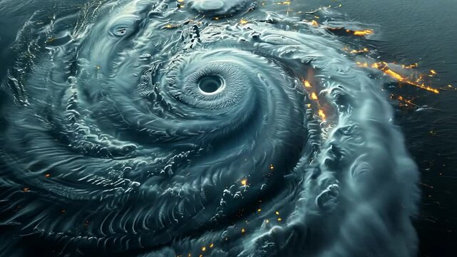 巨大な台風